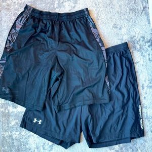 2 PAIRS FOR THE PRICE OF 1! Men’s Under Armour workout shorts